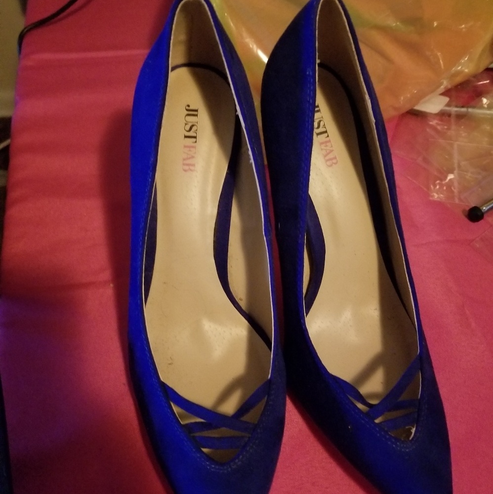 Blue heels